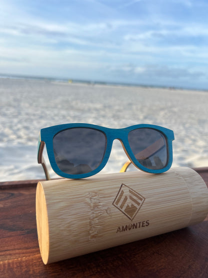 Wooden Sunglasses Polarized lens Wayfarer Style