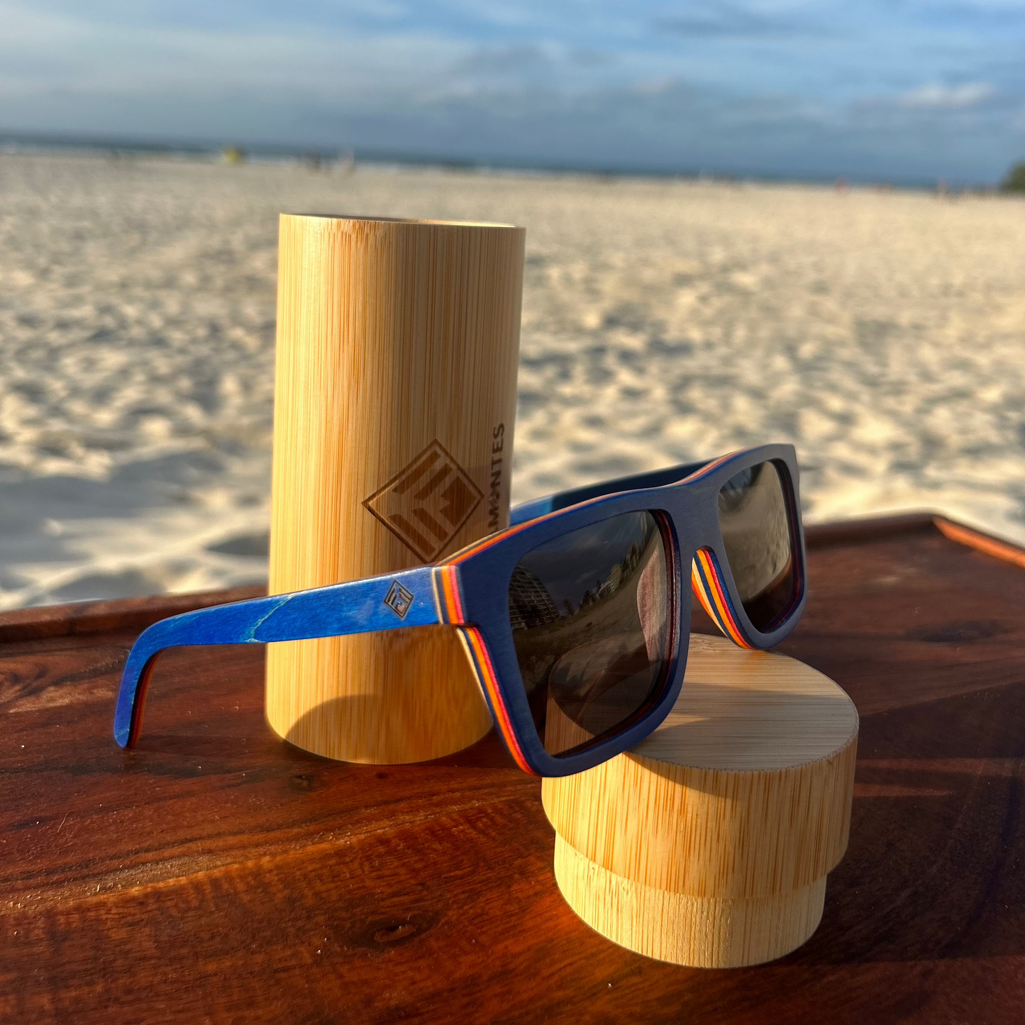 Wooden Sunglasses Polarized lens Square Style