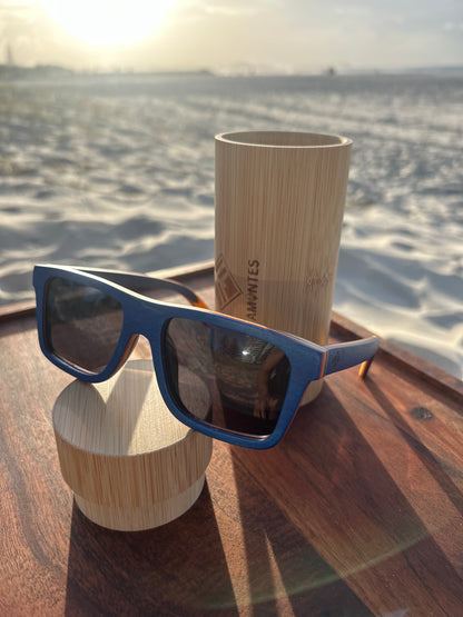 Wooden Sunglasses Polarized lens Square Style