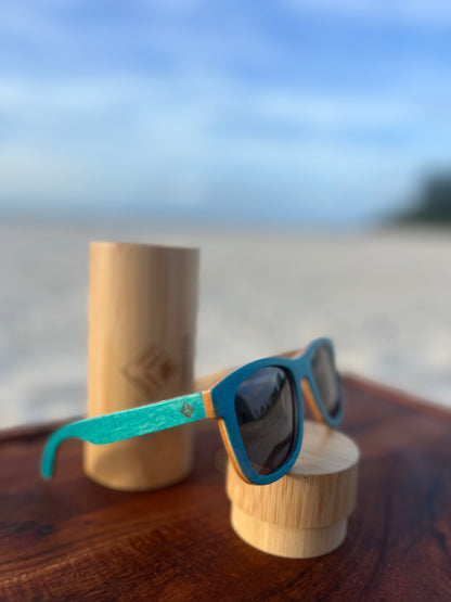 Wooden Sunglasses Polarized lens Wayfarer Style